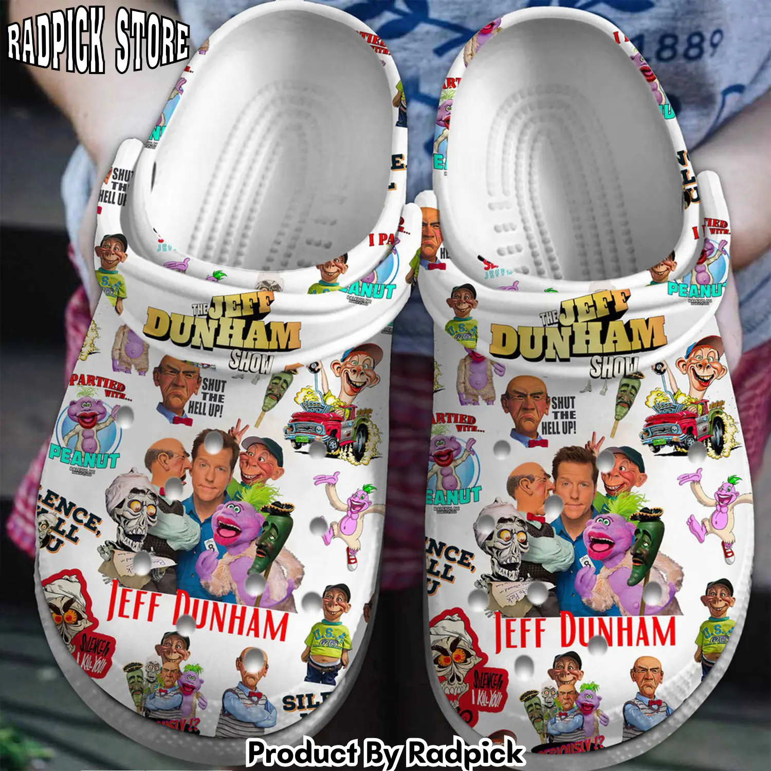 Radpick premium the jeff dunham show tv series clogs shoes comfortable for men women rp6522065